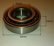 Łożysko   CBK 171 stożkowe tył 126p FŁT - 2