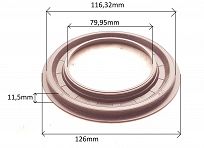 Simmering   79,95 x 116,32/126 x 11,5B FPM Corteco - 2