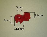 Spinka   34C zabezp. cięgna zamka drzwi 126p, PN - 3
