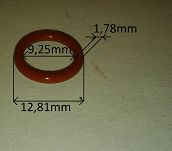 Oring    9,25 mm x 1,78 mm VMQ - 2