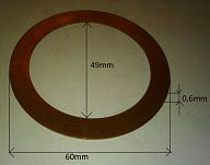 Pierścień dyst. mech. różnicowego 0,6 126p, CC 700 - 2