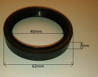 Simmering   40 x 62 x 7 AO NBR - 2