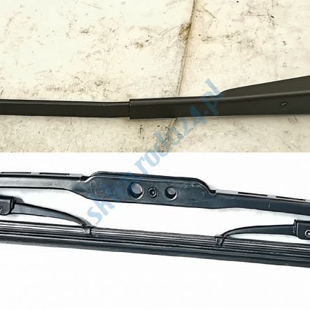 Ramię wycieraczki + pióro przód L Matiz Motgum