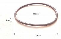 Oring 160,00 mm x 8,00 mm NBR - 2