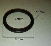 Oring  17,00 mm x 2,50 mm EPDM - 2