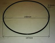 Oring 140,00 mm x 3,50 mm NBR - 2