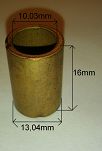 Tulejka rozr. 10,03 mm x 13,04 mm x 16,00 mm AS - 2