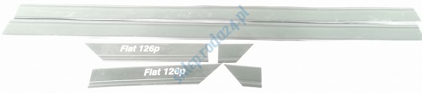 Listwy drzwi czarne kpl. 126p 