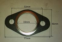Uszczelka tłumika 126p Morpak - 2