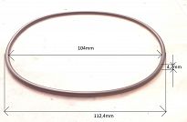 Oring 104,00 mm x 4,20 mm VMQ - 2