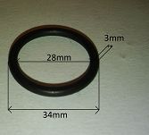 Oring  28,00 mm x 3,00 mm - 2