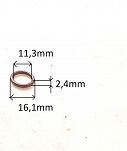 Oring  11,30 mm x 2,40 mm VMQ - 2