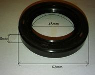 Simmering   45 x 62 x 8 AO CC 700 NBR - 2