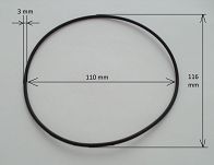 Oring 110,00 mm x 3,00 mm NBR - 2