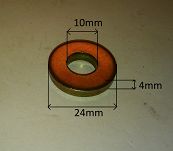 Podkładka stal. 10,0 x 24,0 x 4,0 126p - 2