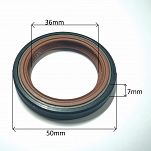Simmering   36 x 50 x 7 AO FPM / ACM Elring - 2