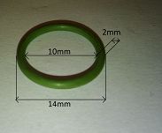 Oring  10,00 mm x 2,00 mm HNBR - 2