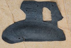 Wykładzina nadkola tył P CC, SC Fiat