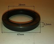 Simmering   28 x 47 x 5,5 AO FPM Elring - 2