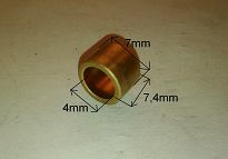 Tulejka rozr.   4,00 mm x 7,00 mm x 7,40 mm - 2
