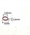 Oring    2,80 mm x 1,60 mm NBR BMW E46 - 2