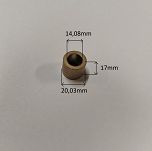 Tulejka rozr. 14,08 mm x 20,03 mm x 17,00 mm AS - 2