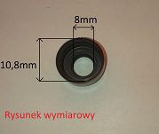 Uszczelniacz zaworu 8,0 x 10,8 x 14,2 FSO, PN - 2