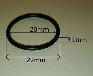 Oring  20,00 mm x 1,00 mm - 2