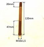 Szpilka   M10 x 20 / 47 / 120 FSO, PN - 2