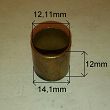 Tulejka rozr. 12,11 mm x 14,10 mm x 12,00 mm AS - 2