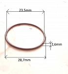 Oring  23,50 mm x 2,60 mm - 2