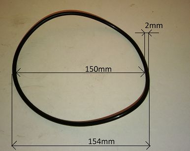 Oring 150,00 mm x 2,00 mm