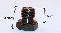 Korek spustu oleju M14x1,5 L=13 Fischer   862362 - 4