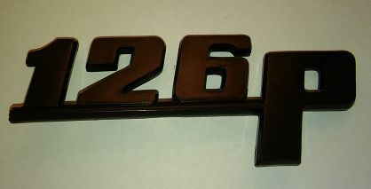 Emblemat  "126p" 126p Fiat