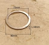 Podkładka dystansowa tylnego mostu 1,18 mm Żuk - 2