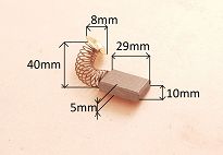 Szczotka   5,0 x 10,0 x 29,0 węglowa pralka Indesi - 2