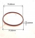 Oring  72,69 mm x 2,62 mm VMQ - 2