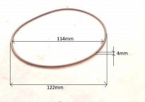 Oring 114,00 mm x 4,00 mm VMQ - 2
