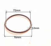 Oring  72,00 mm x 2,00 mm VMQ - 2