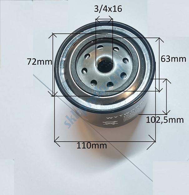 Filtr oleju 569 OP 105, 120, Fiat Łada Filtron