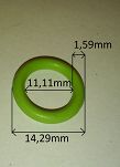 Oring  11,11 mm x 1,59 mm zielony - 2